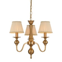 Astra Iron 3 Light Pendant with Shades